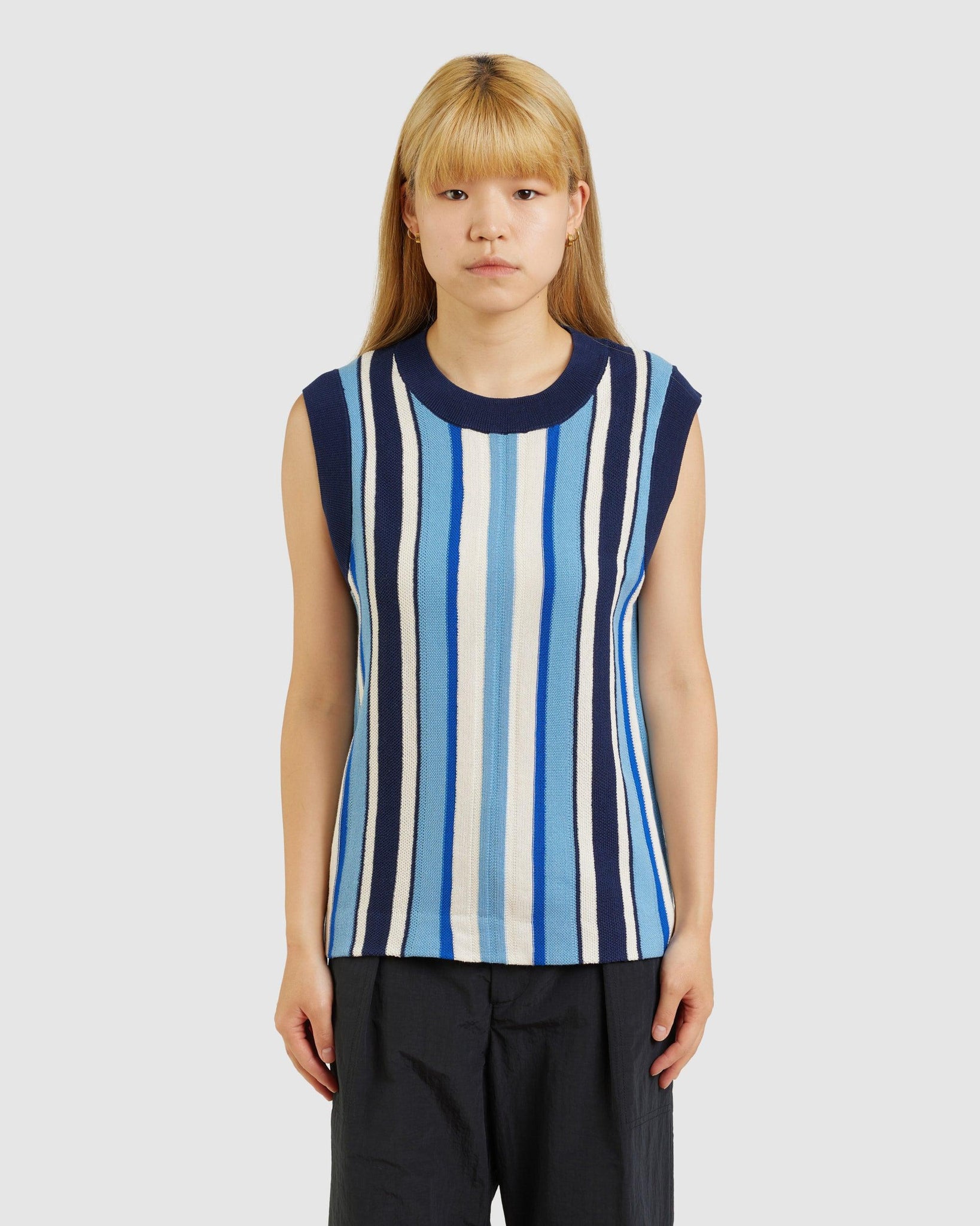 Scale Tank Top Blue (W) - {{ collection.title }} - Chinatown Country Club 