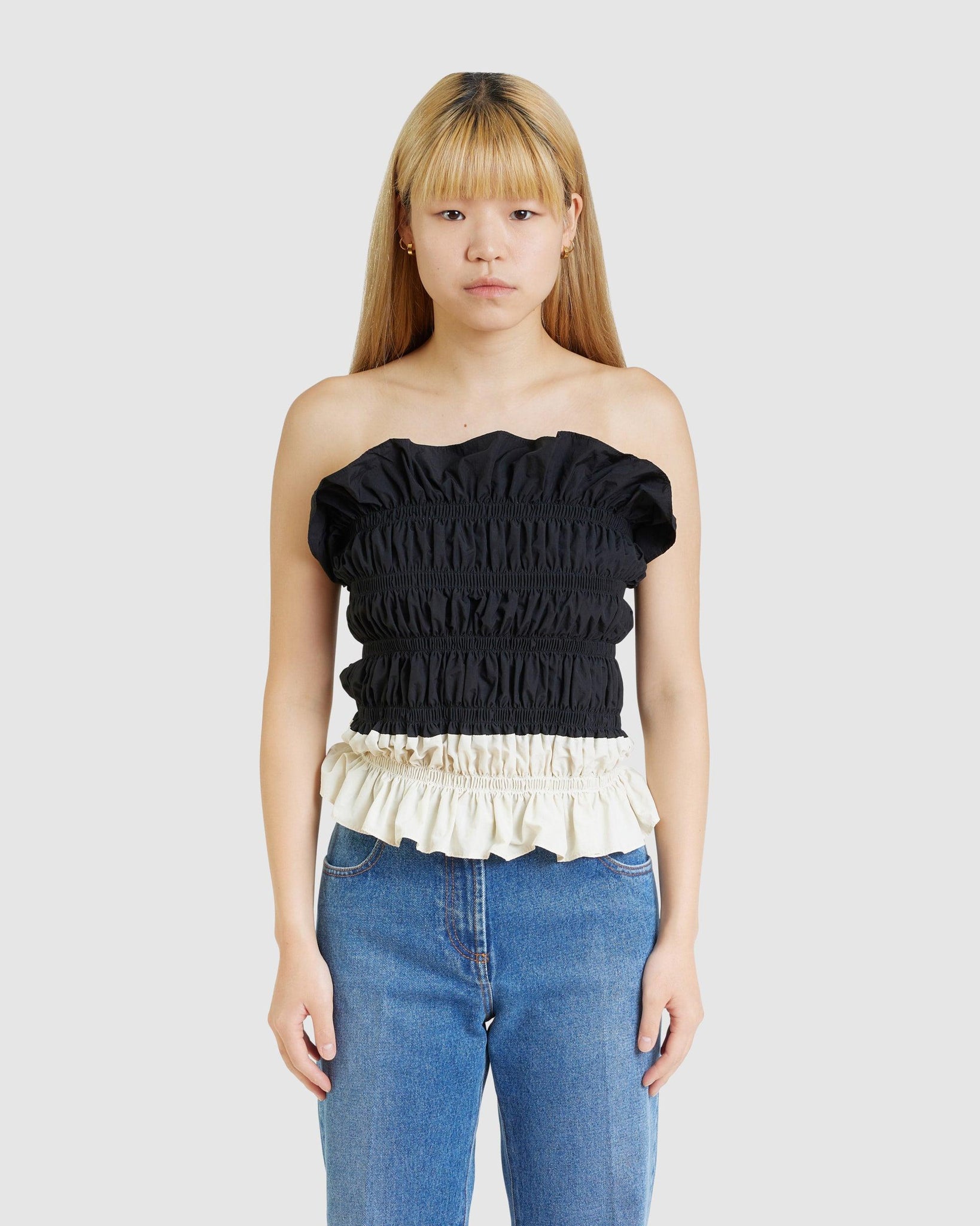 Shirring Mono Top - {{ collection.title }} - Chinatown Country Club 