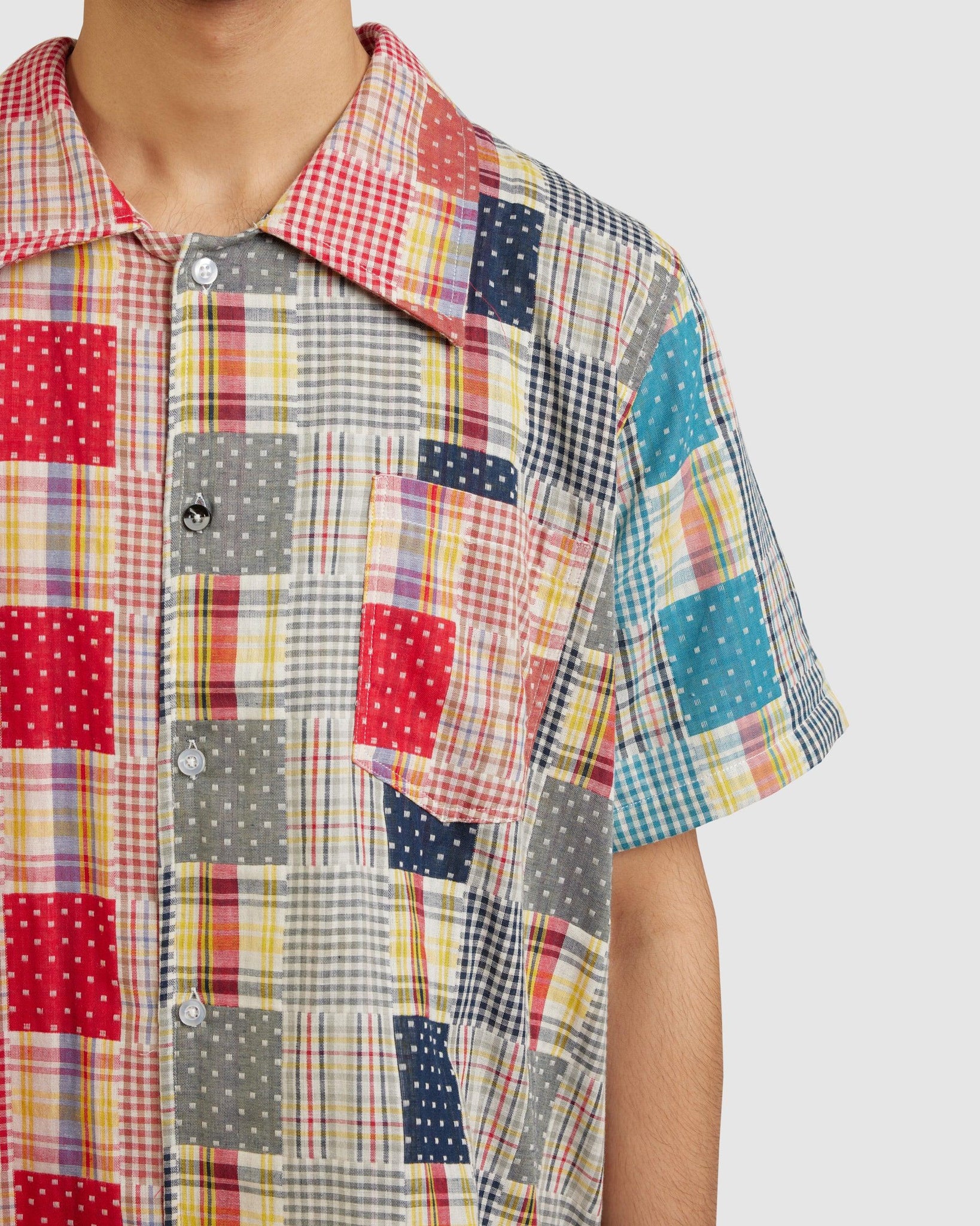 Shirt SS Check - {{ collection.title }} - Chinatown Country Club 