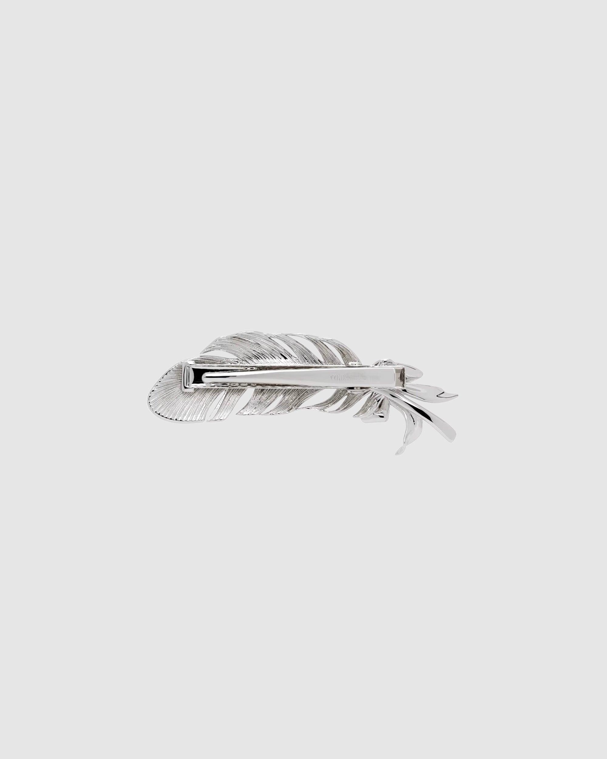 Straight Feather Bowknot Barrette