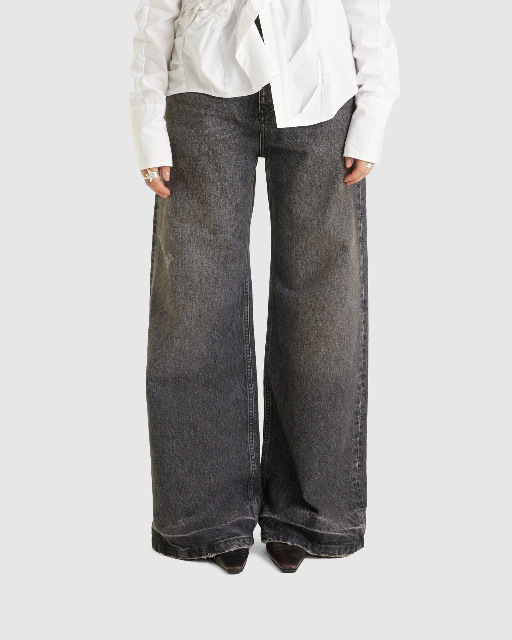 Skid Jeans Heavy Black Vintage (W) - {{ collection.title }} - Chinatown Country Club 
