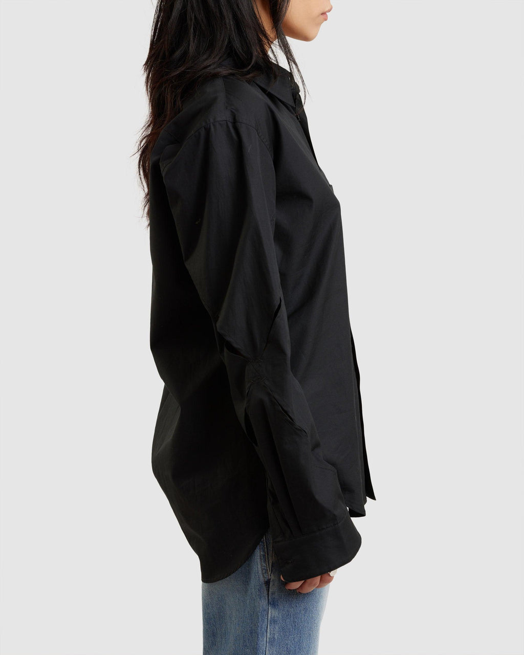 Slash Monogram Shirt Black (W) - {{ collection.title }} - Chinatown Country Club 