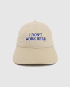 Sorry I Don't Work Here Hat Beige - {{ collection.title }} - Chinatown Country Club 