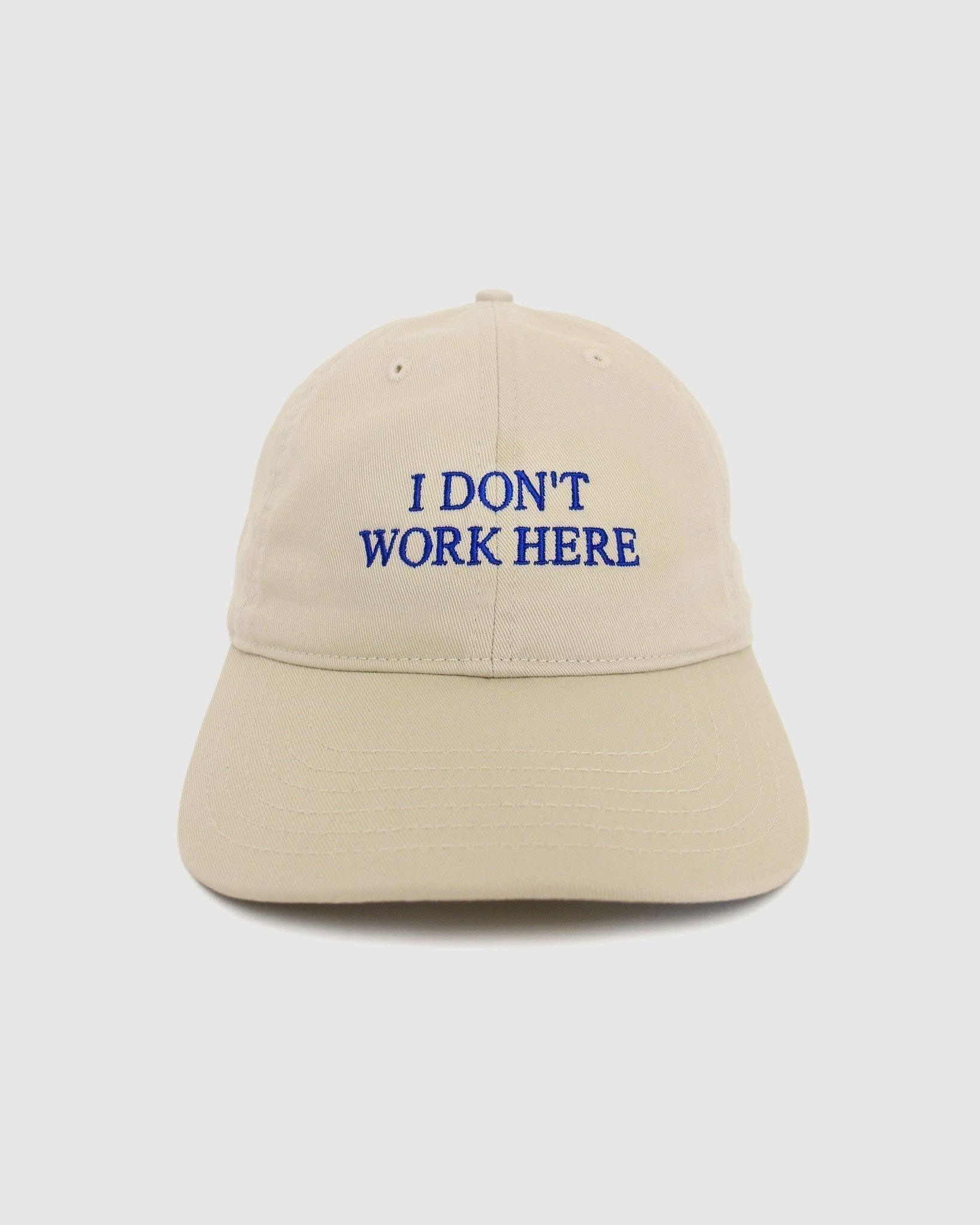 Sorry I Don't Work Here Hat Beige - {{ collection.title }} - Chinatown Country Club 