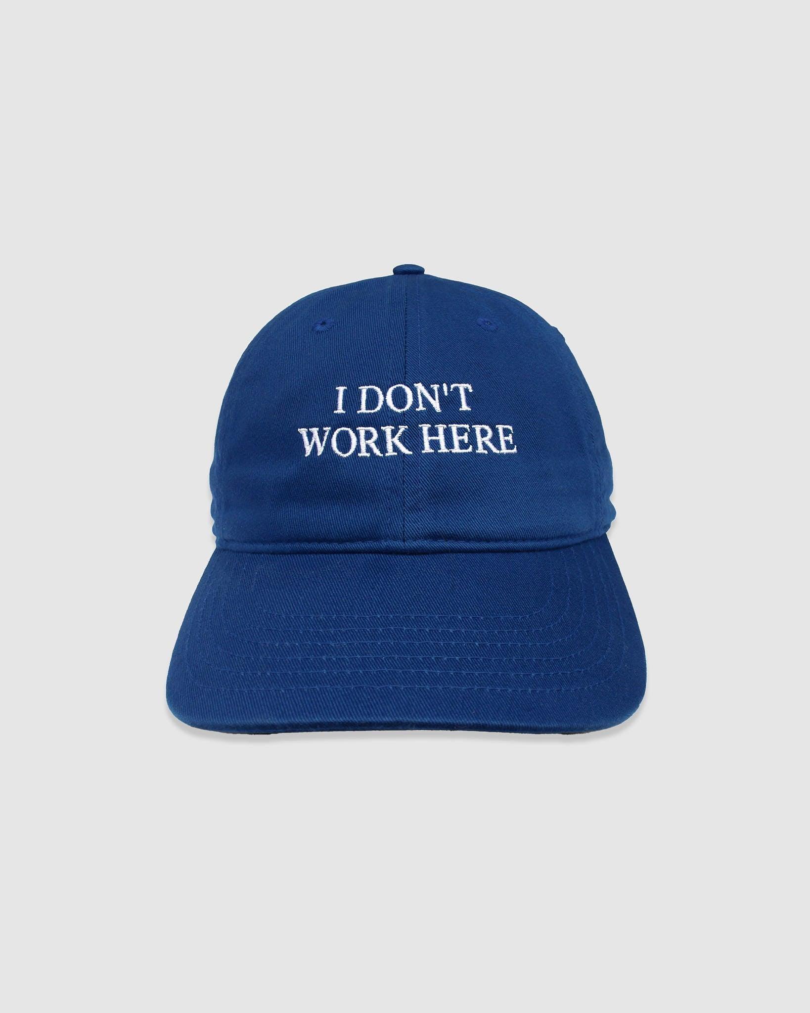 Sorry I Don't Work Here Hat Blue - {{ collection.title }} - Chinatown Country Club 