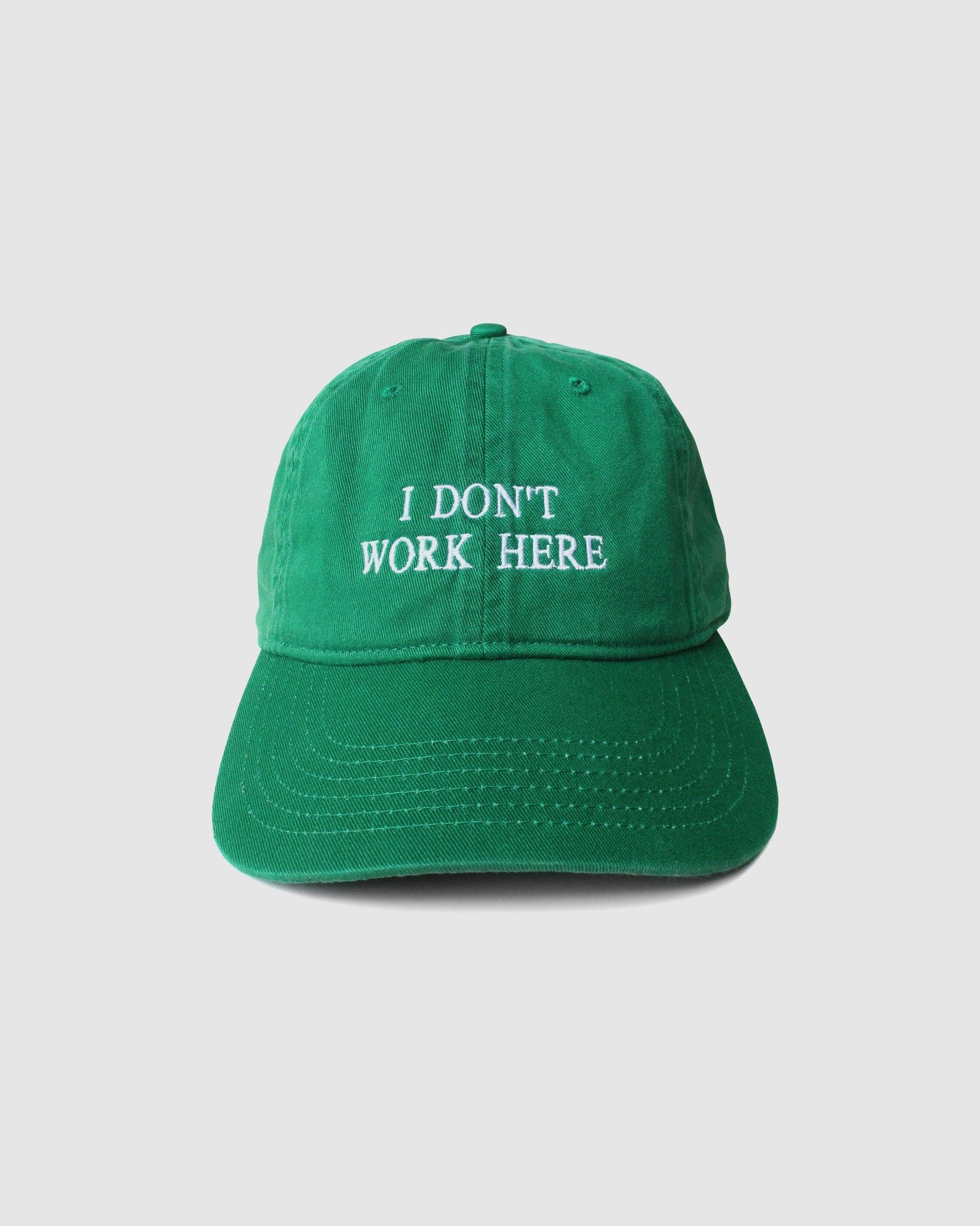 Sorry I Don't Work Here Hat Green - {{ collection.title }} - Chinatown Country Club 
