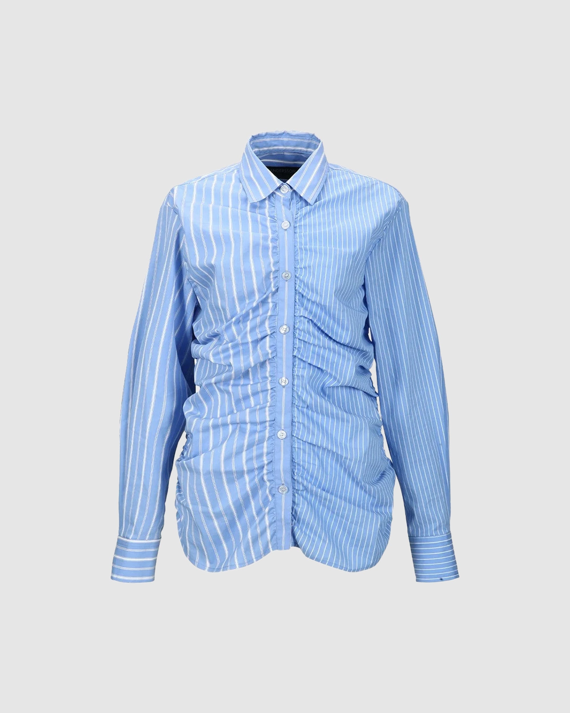 Stripe Shirring Shirt