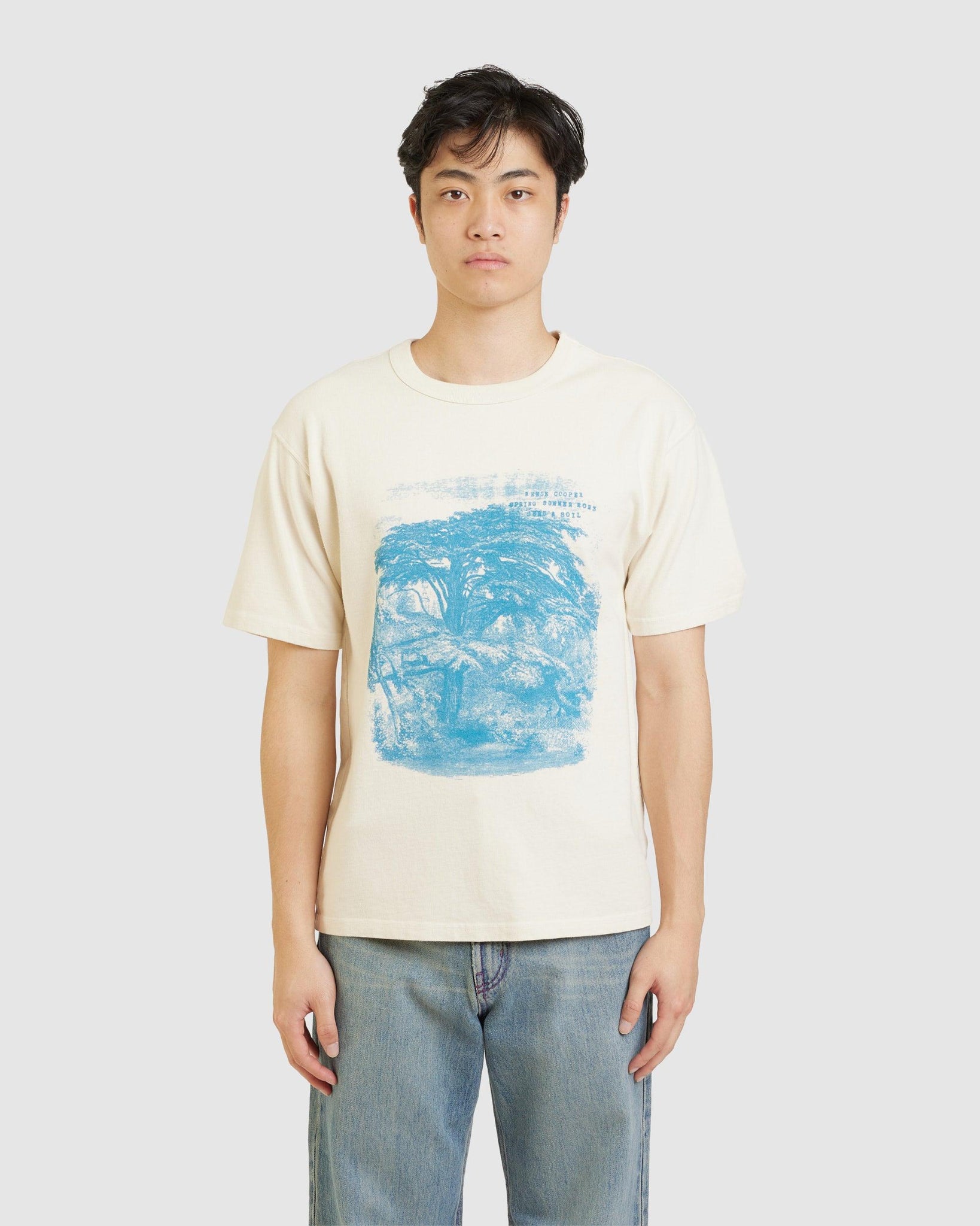 Tree Sketch T-Shirt - {{ collection.title }} - Chinatown Country Club 
