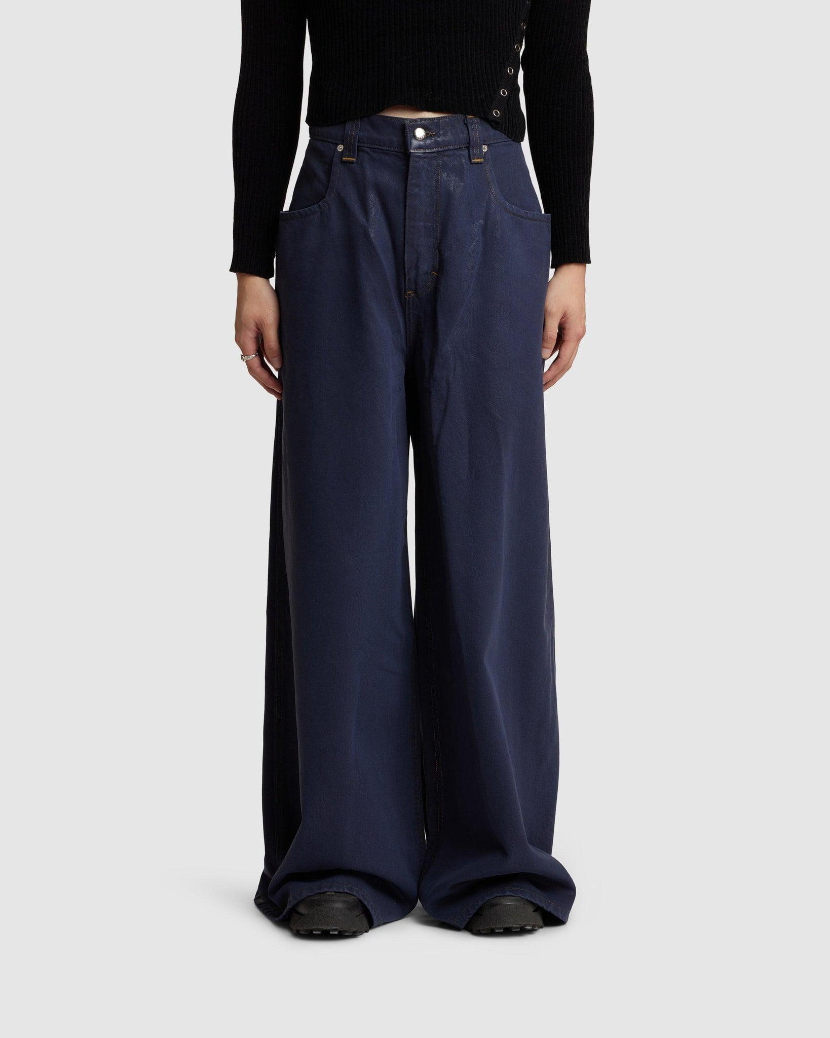 Ultra Wide Jean Coated Indigo - {{ collection.title }} - Chinatown Country Club 