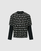 Stripe Layered Sweater