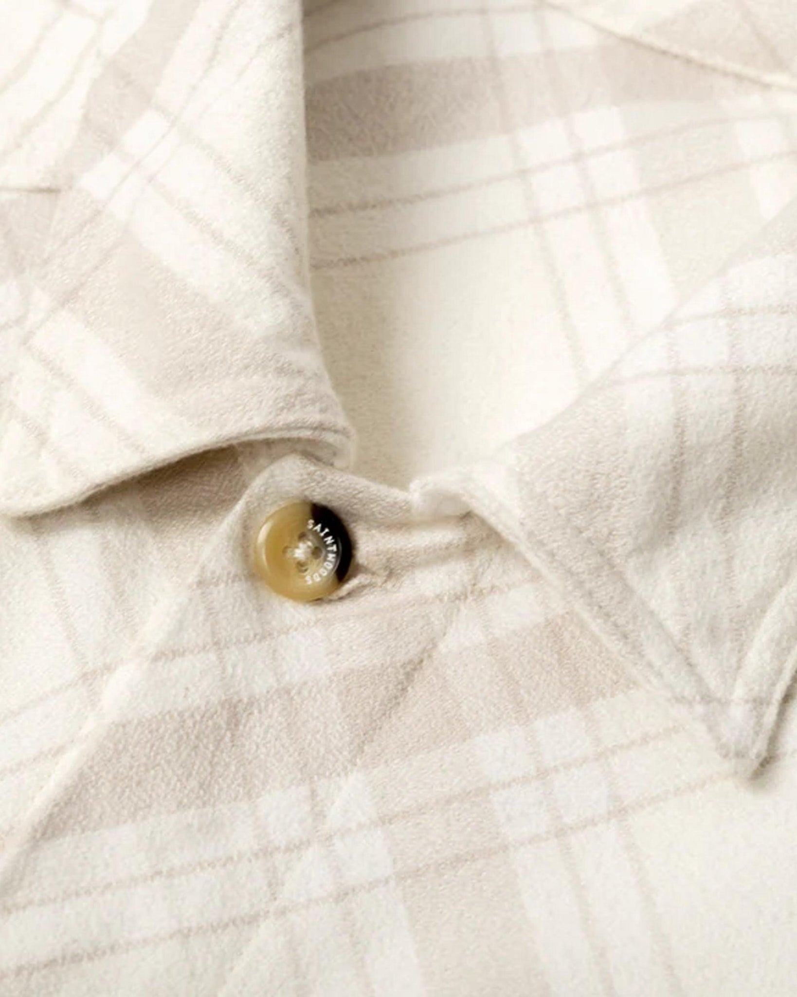 Unlined Flannel Shirt Bone - {{ collection.title }} - Chinatown Country Club 