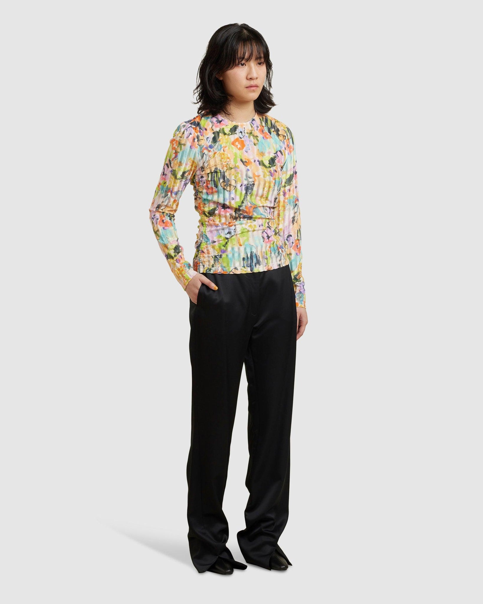 Vanessa Blouse Abstract Floral - {{ collection.title }} - Chinatown Country Club 