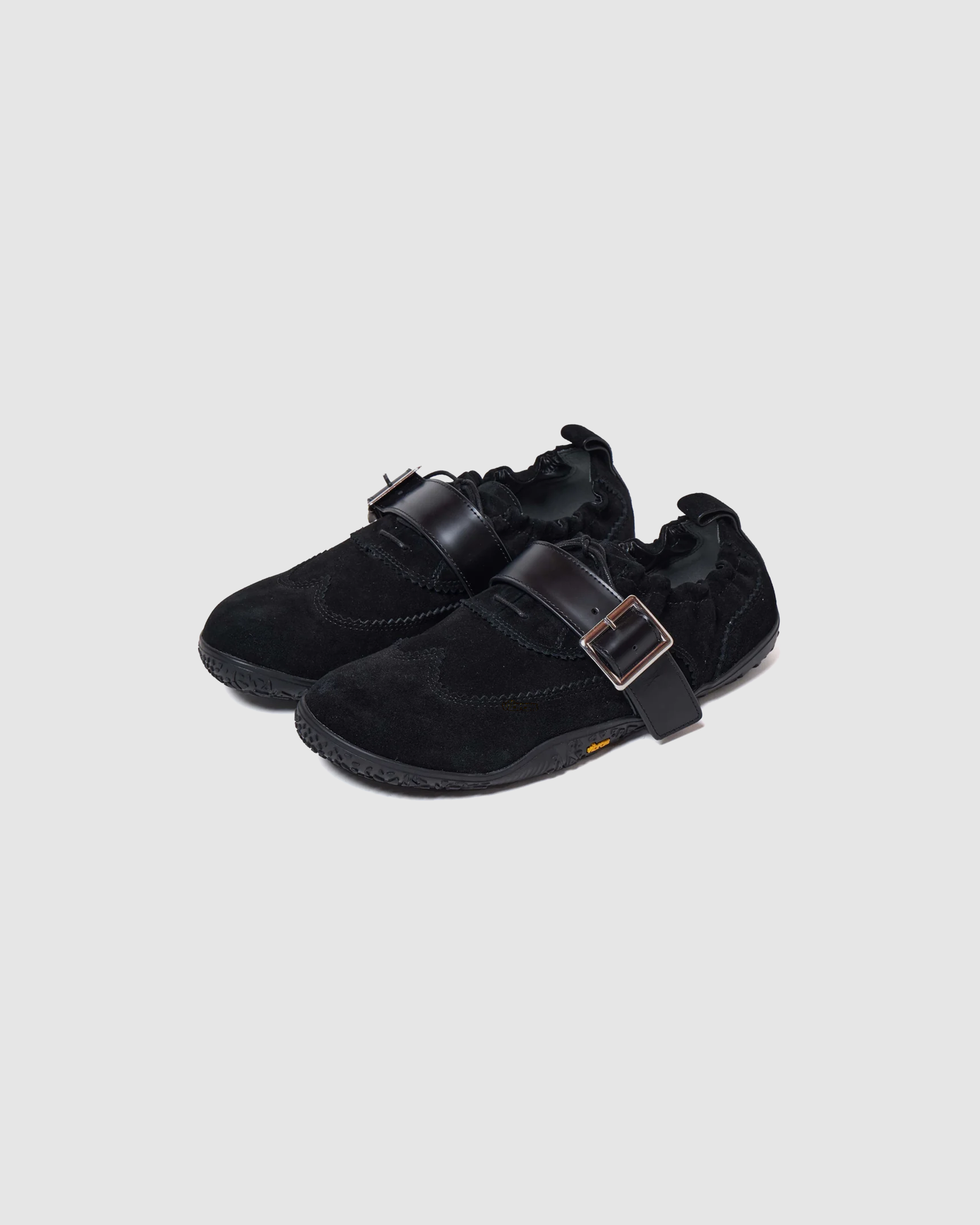 Suede Buckle Sneaker
