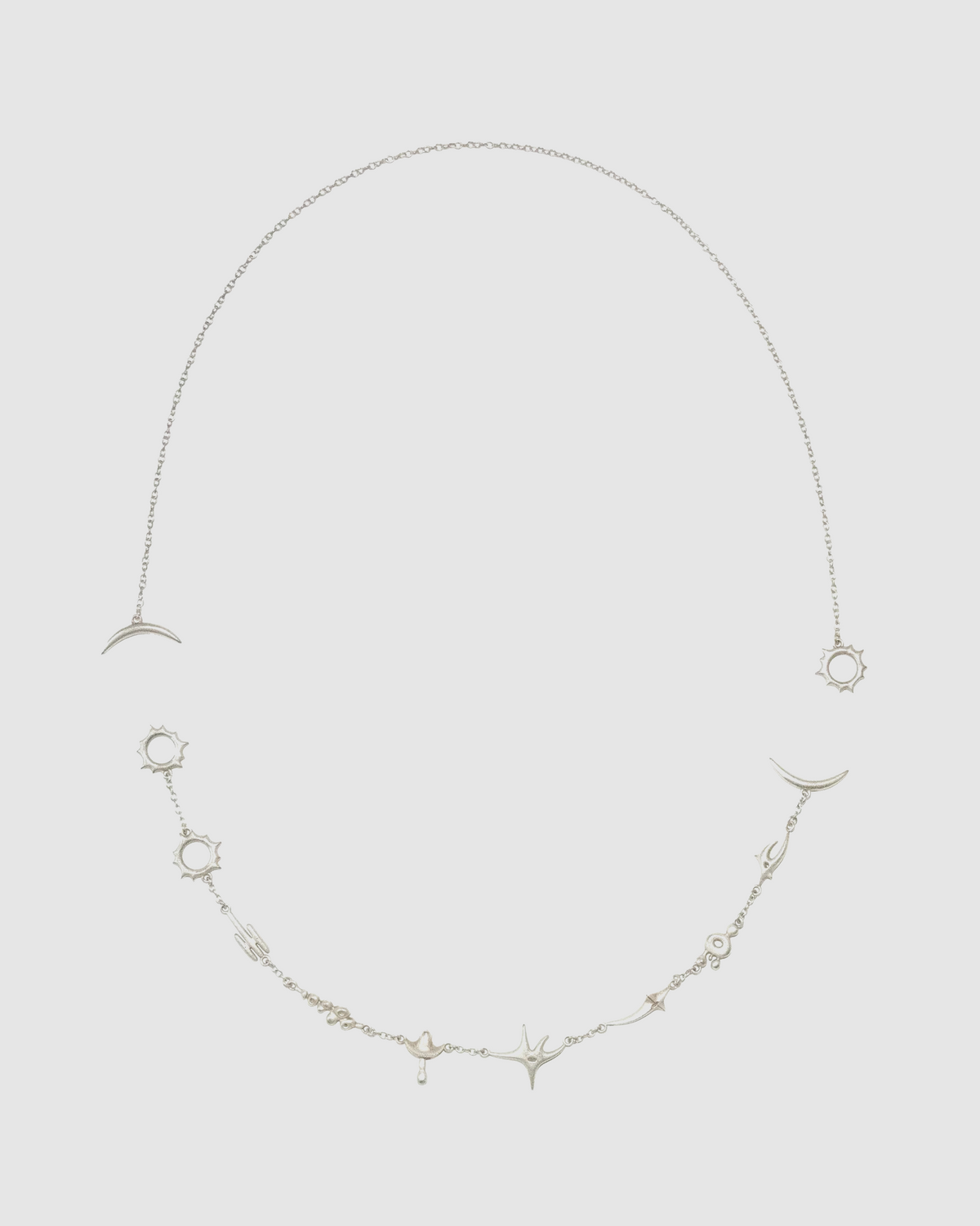 SEPT - Matte White 925 Silver Bracelet/Necklace