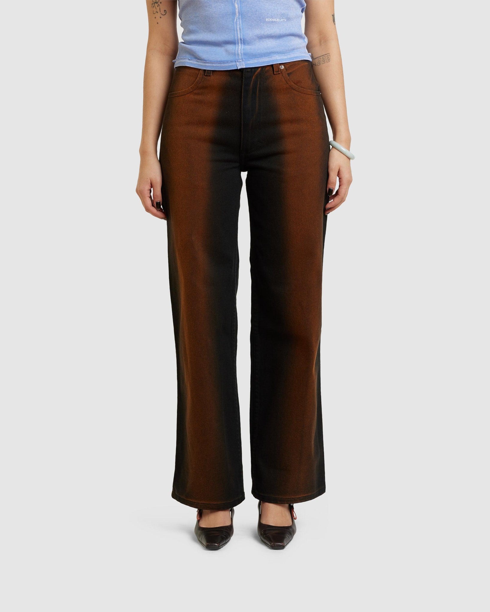 Wide Leg Jean Ozone (W) - {{ collection.title }} - Chinatown Country Club 