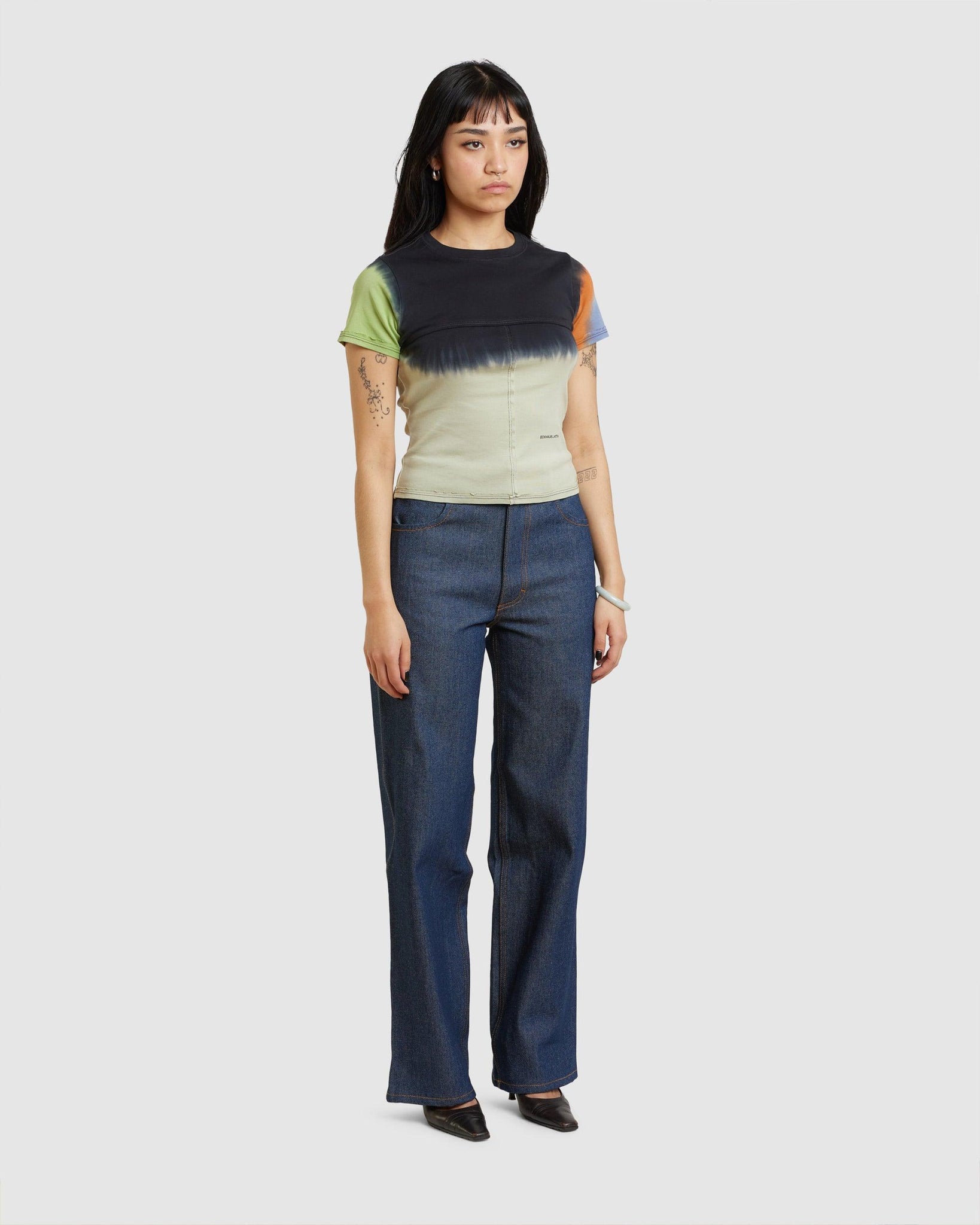 WIDE LEG JEAN IN RAW ‐ ECKHAUS LATTA