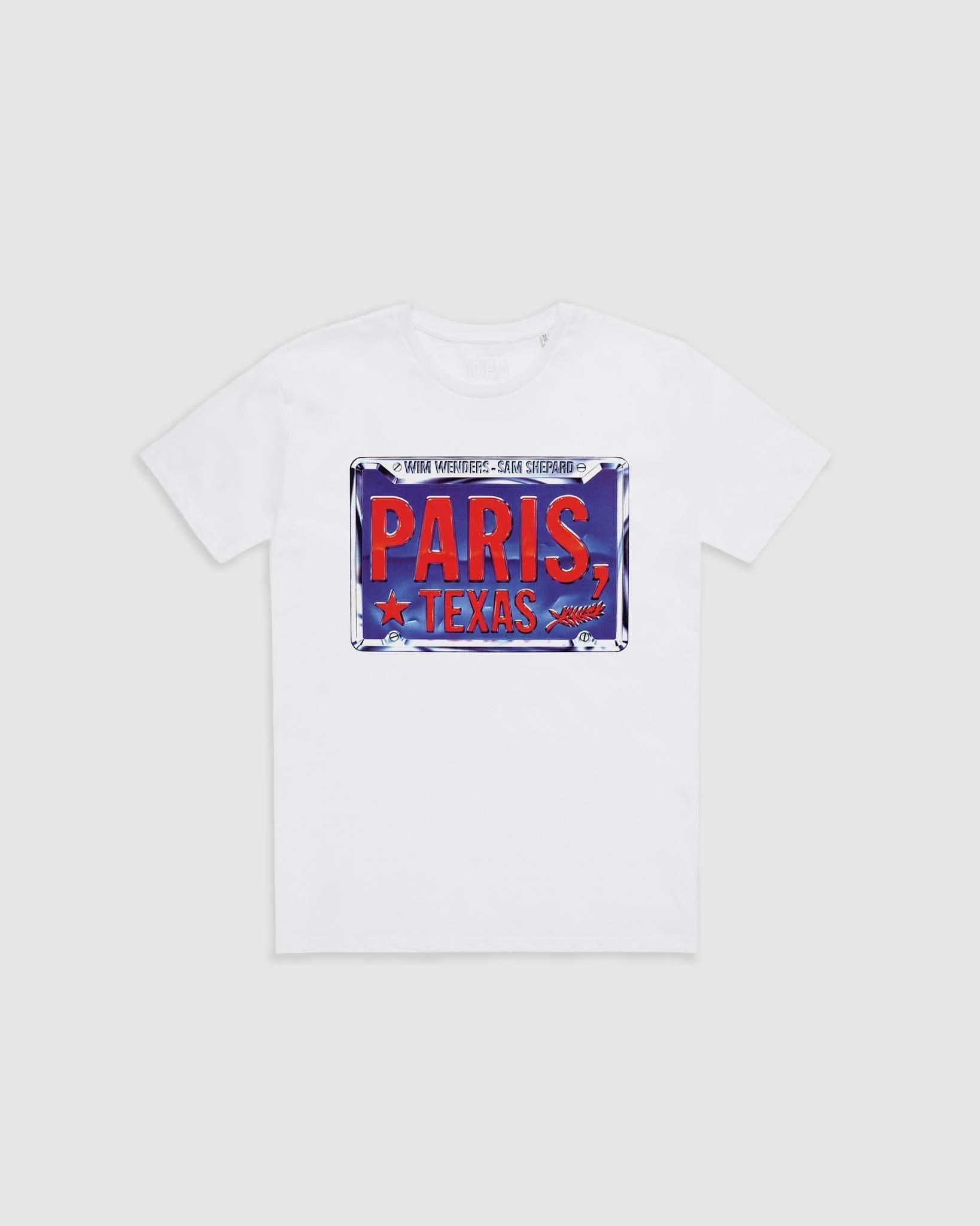 Wim Wenders Paris Texas License Plate T-Shirt - {{ collection.title }} - Chinatown Country Club 