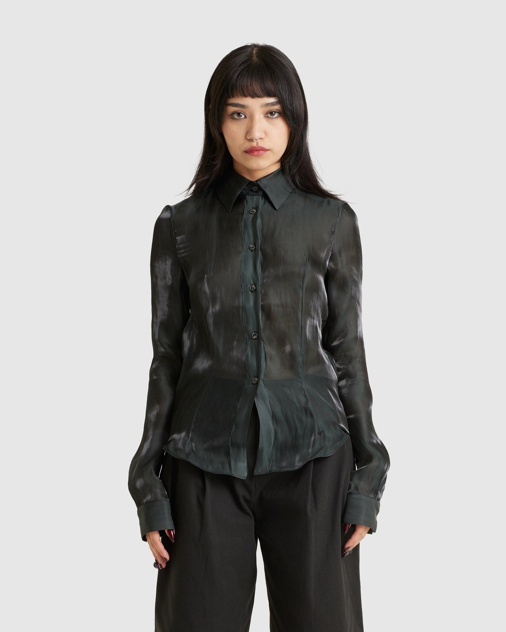 Womens Slim Shirt - {{ collection.title }} - Chinatown Country Club 