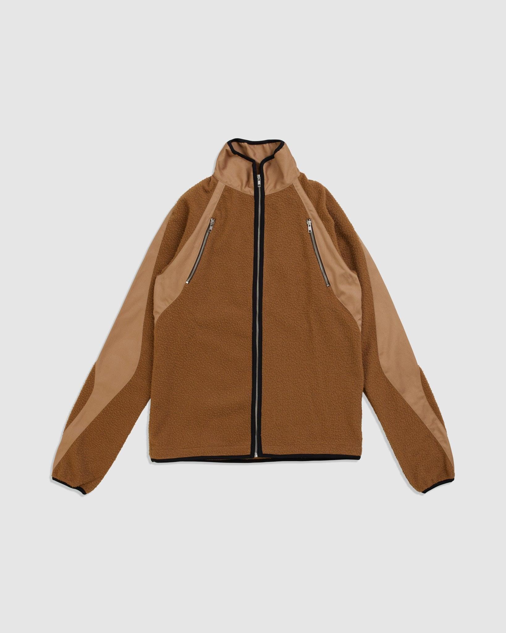 Wool Ventile Panelled Fleece Jacket - {{ collection.title }} - Chinatown Country Club 