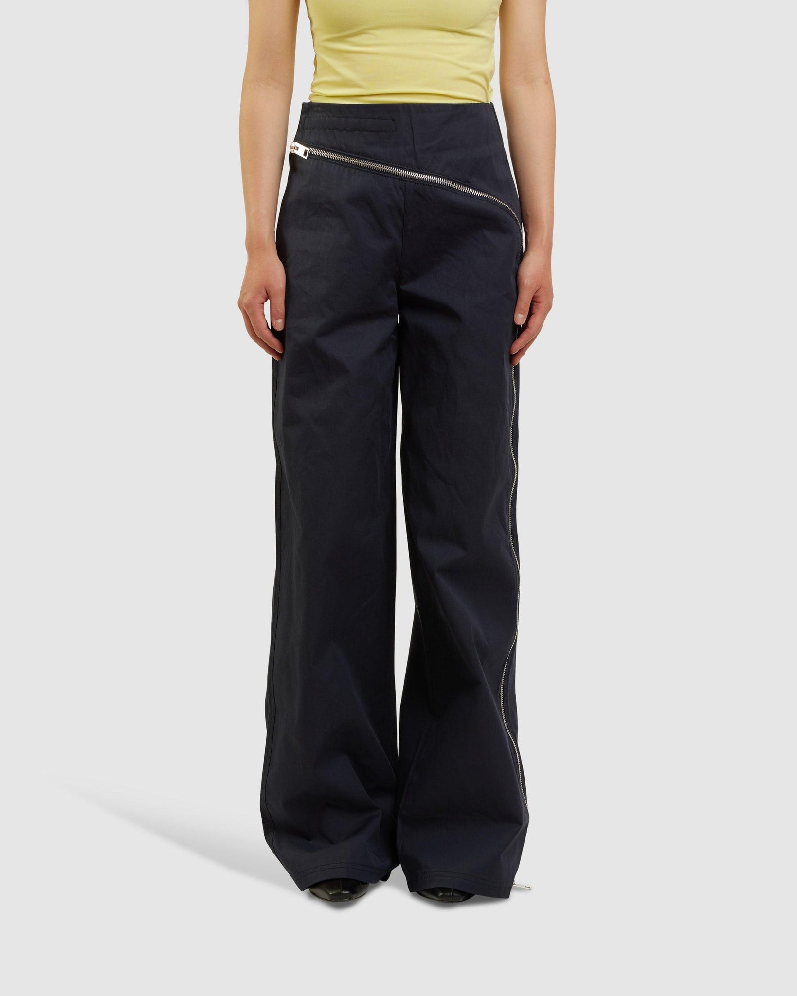 Zipped Jump Pants Dark Navy (W) - {{ collection.title }} - Chinatown Country Club 